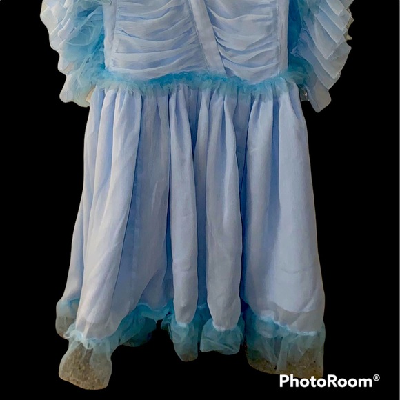 TULAROSA BLUE SOLD OUT BABYDOLL DRESS - Picture 4 of 5